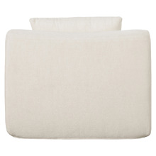 Claire Linen Armless Lounge Chair